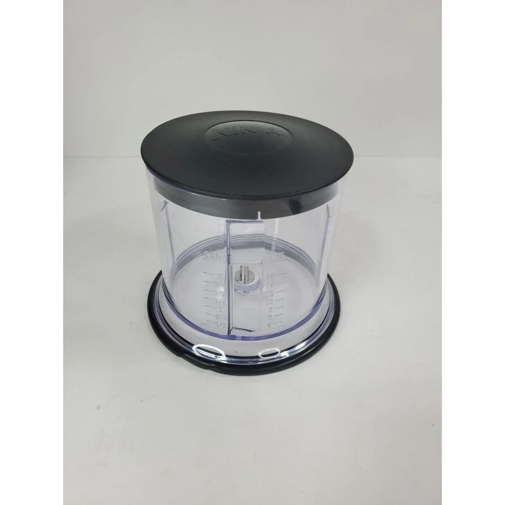 Ninja Master Prep Professional Replacement 16 oz Two Cup Bowl W/ Lid QB1005